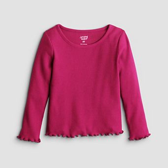 Girls 4-12 Jumping Beans® Long Sleeve Rib Top
