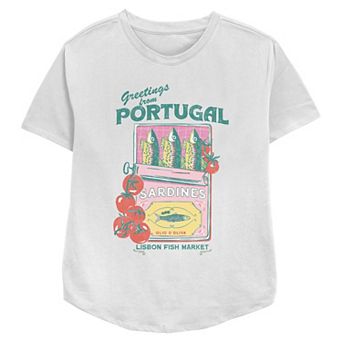 Women's Portugal Sardines Relaxed Fit Graphic Tee