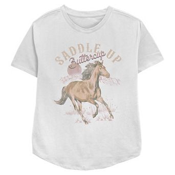 Women's Saddle Up Buttercup Relaxed Fit Graphic Tee