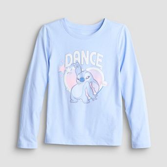 Girls 4-12 Jumping Beans® Disney's Lilo & Stitch Dance Graphic Long Sleeve Tee