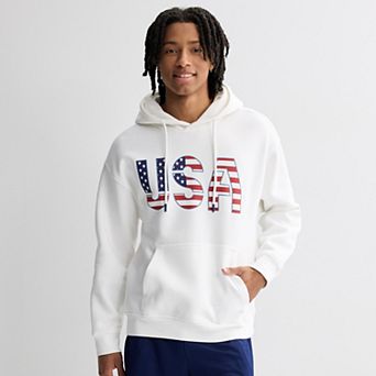 Hollywood Young Men's USA Graphic Hoodie