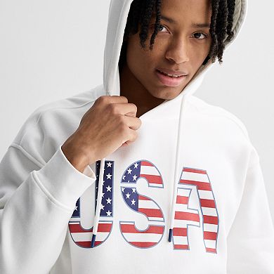 Hollywood Young Men's USA Graphic Hoodie