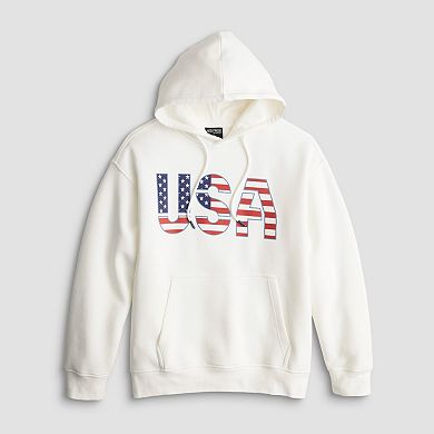 Hollywood Young Men's USA Graphic Hoodie