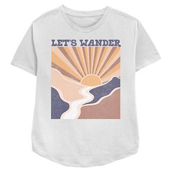 Women's Let's Wander Relaxed Fit Graphic Tee