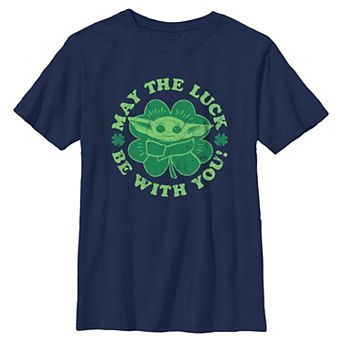 Boys 6-20 Star Wars Grogu May The Luck Be With You Graphic Tee