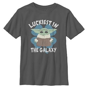 Boys 6-20 Star Wars Grogu Luckiest In The Galaxy Graphic Tee