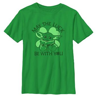 Boys 6-20 Star Wars The Child May The Luck Be With You Graphic Tee