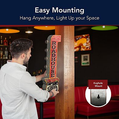 American Art Décor Roadhouse Bar & Grill LED Wall Decor