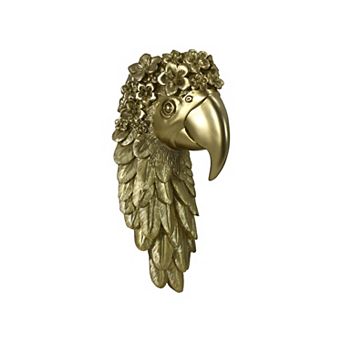 American Art Décor Macaw Parrot 3D Sculpture Wall Decor