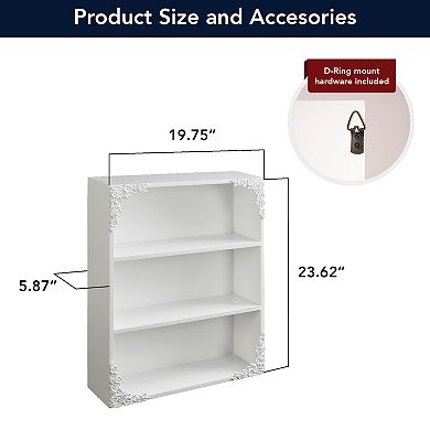 American Art Décor Ornate 3-Tier Wall Mounted Shelf