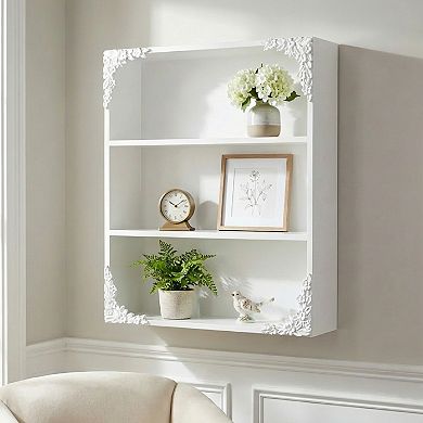 American Art Décor Ornate 3-Tier Wall Mounted Shelf