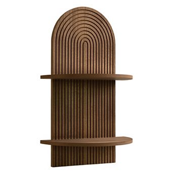 American Art Décor 2 tier Floating Wall Shelf