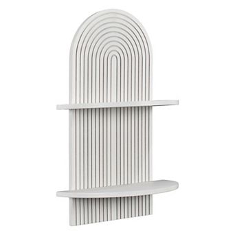 American Art Décor 2 tier Floating Wall Shelf