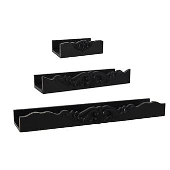 American Art Décor 3 pc Floating Wall Shelf Set
