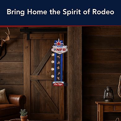American Art Décor Wrangler NFR 2025 LED Metal Marquee Sign Wall Decor