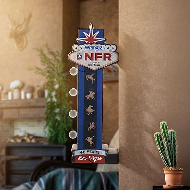 American Art Décor Wrangler NFR 2025 LED Metal Marquee Sign Wall Decor