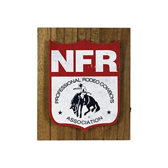 American Art Décor NFR PRCA LED Shield Wall Decor
