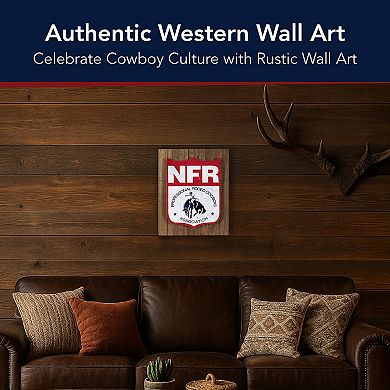 American Art Décor NFR PRCA LED Shield Wall Decor
