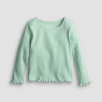 Baby & Toddler Girl Jumping Beans® Long Sleeve Rib Top