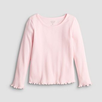 Baby & Toddler Girl Jumping Beans® Long Sleeve Rib Top