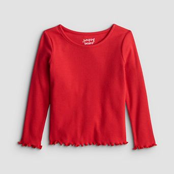 Baby & Toddler Girl Jumping Beans® Long Sleeve Rib Top