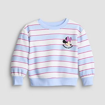 Baby & Toddler Girl Jumping Beans® Disney's Minnie Mouse Core Fleece Crew Sweatshirt