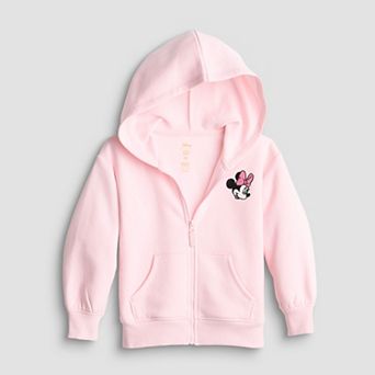 Baby & Toddler Girl Jumping Beans® Disney's Minnie Mouse Core Fleece Zip Hoodie