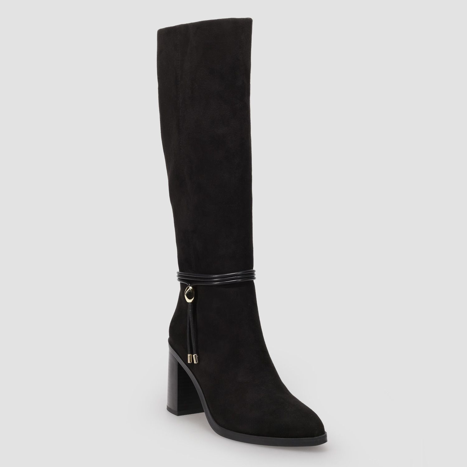 Женские ботинки LC Lauren Conrad Fabiann Knee-High, цвет: Blkmicro — фото 1