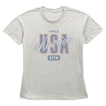 Women's America Since 1776 Short Sleeve Basic Fit Graphic Tee