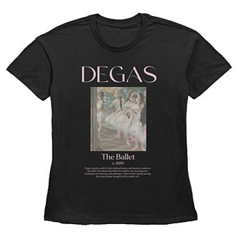 Women's Edgar Degas The Ballet Short Sleeve Graphic Tee
