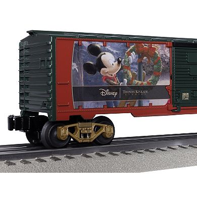 Thomas Kinkade Disney's Mickey's Victorian Christmas O Gauge Model Train Boxcar
