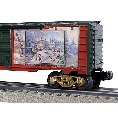 Thomas Kinkade Disney's Mickey's Victorian Christmas O Gauge Model Train Boxcar