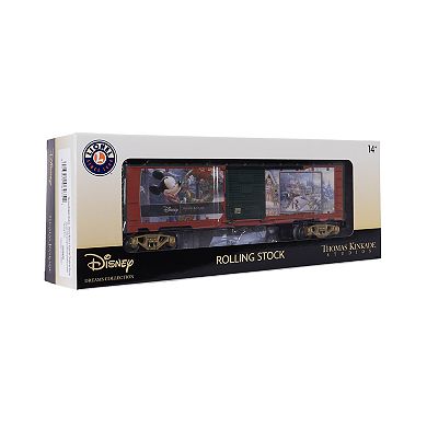 Thomas Kinkade Disney's Mickey's Victorian Christmas O Gauge Model Train Boxcar