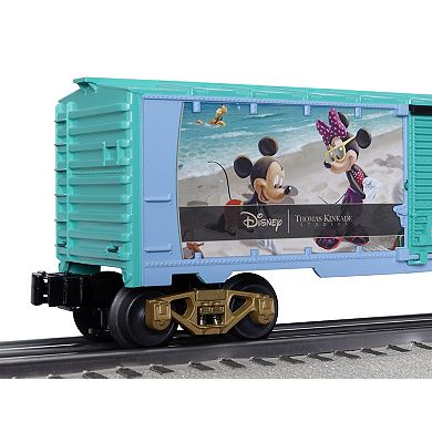 Thomas Kinkade Disney's Mickey & Minnie in Florida O Gauge Model Train Boxcar