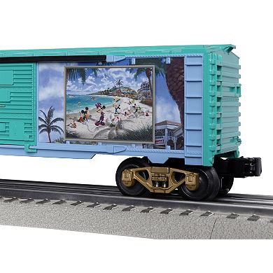 Thomas Kinkade Disney's Mickey & Minnie in Florida O Gauge Model Train Boxcar
