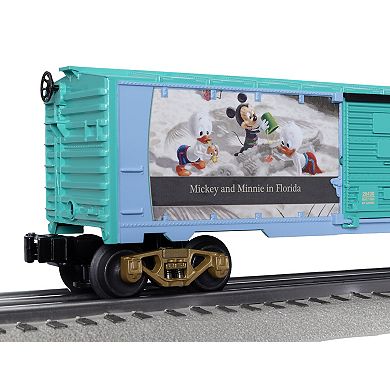 Thomas Kinkade Disney's Mickey & Minnie in Florida O Gauge Model Train Boxcar