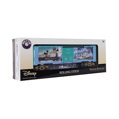 Thomas Kinkade Disney's Mickey & Minnie in Florida O Gauge Model Train Boxcar