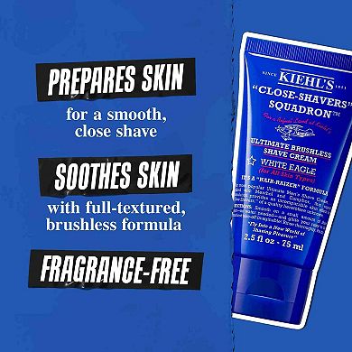Kiehl's Since 1851 Ultimate Brushless Shave Cream with Menthol White Eagle