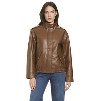 Women's Modern Supply by Sanctuary PU Bomber Jacket