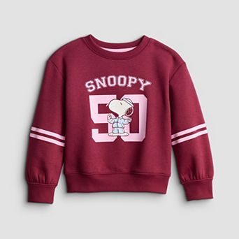Girls 4-12 Jumping Beans® Peanuts® Snoopy Graphic Crew Sweatshirt