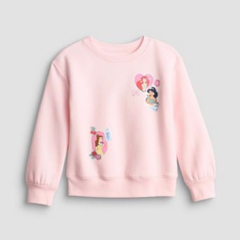 Girls 4-12 Jumping Beans® Disney's Princess Belle, Ariel & Jasmine Graphic Crew Sweatshirt