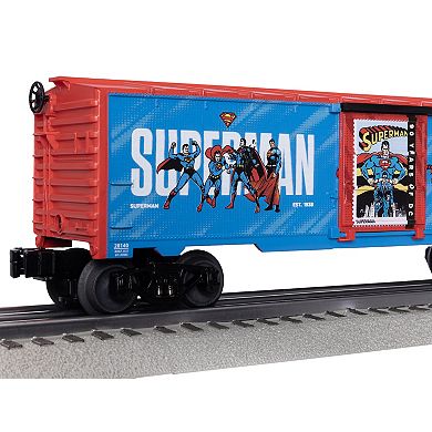 Lionel Superman 90 Years of DC O Gauge Model Train Boxcar