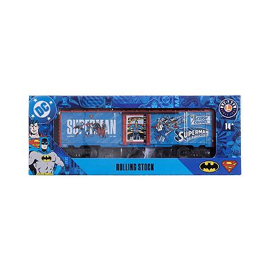 Lionel Superman 90 Years of DC O Gauge Model Train Boxcar