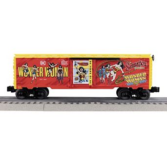 Lionel DC Comics Wonder Woman 90 Years of DC O Gauge Model Train Boxcar