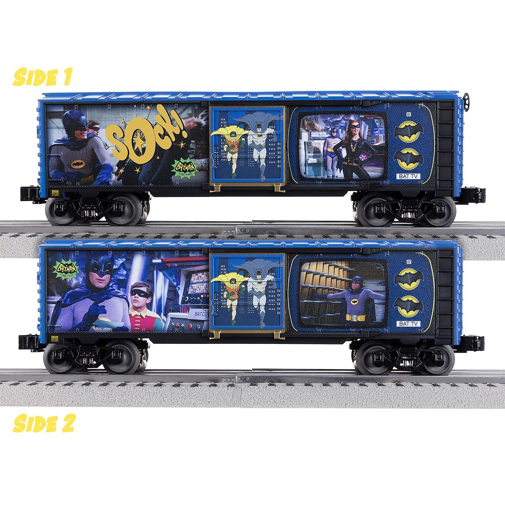 Lionel Batman Illuminated Classic TV O Gauge Model Train Boxcar