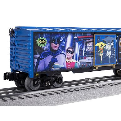 Lionel Batman Illuminated Classic TV O Gauge Model Train Boxcar