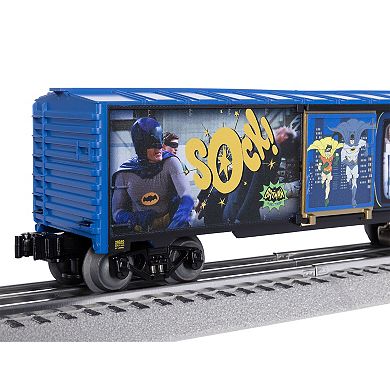 Lionel Batman Illuminated Classic TV O Gauge Model Train Boxcar