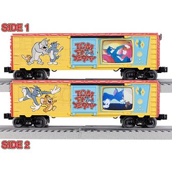 Lionel Tom & Jerry Illuminated O Gauge Model Train Boxcar