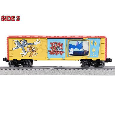 Lionel Tom & Jerry Illuminated O Gauge Model Train Boxcar