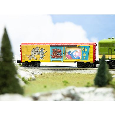 Lionel Tom & Jerry Illuminated O Gauge Model Train Boxcar